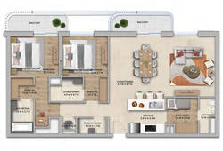 2 bedroom apartment